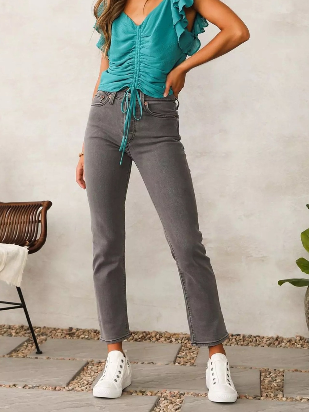 Levi’s High Rise Wedgie Straight Jeans